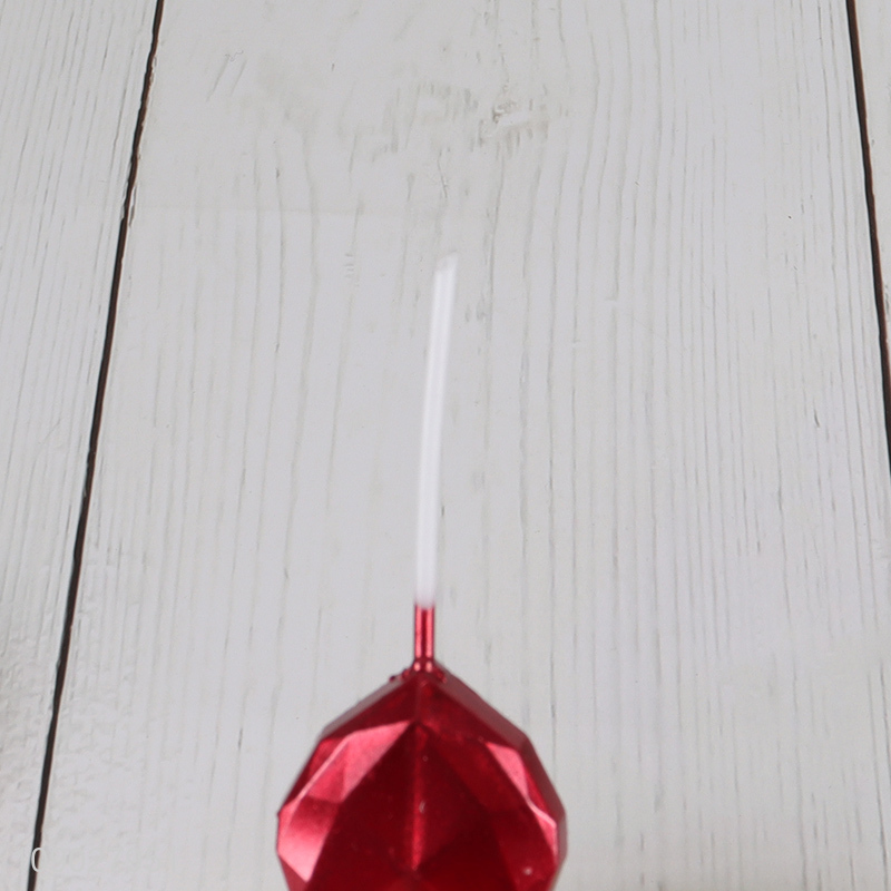 Best selling red heart shape birthday cake decorative candle party candle