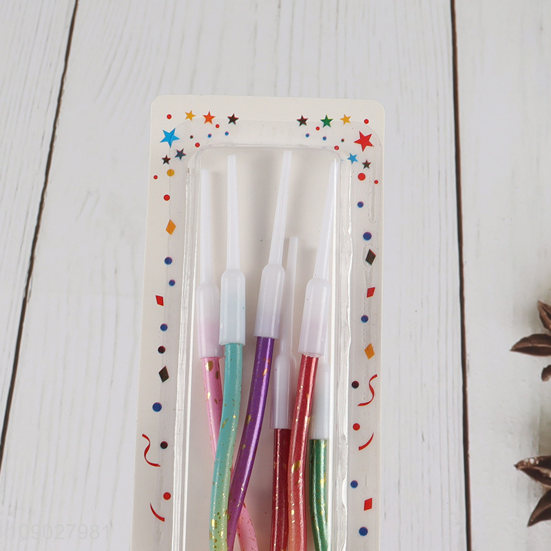 Factory price multicolor creative birthday cake decorative candle party candle