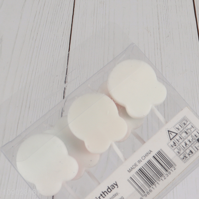 Top sale cartoon lolipop shape children birthday cake decorative candle wholesale