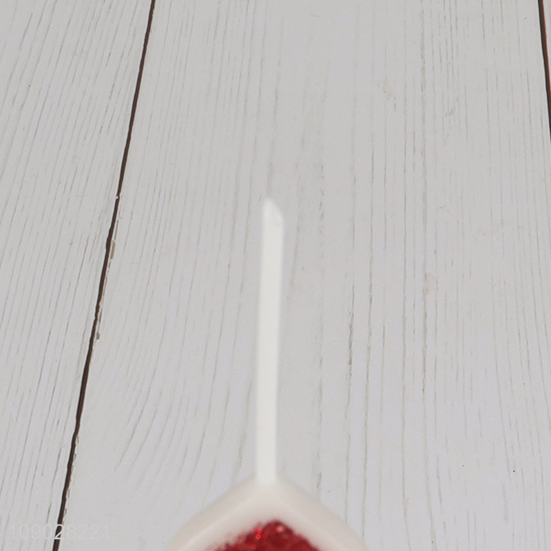 High quality heart shape birthday cake decorative candle party candle for sale