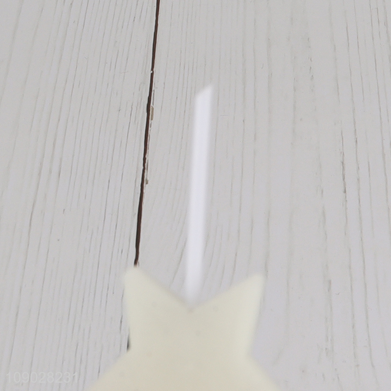 China wholesale star shape birthday cake candle holiday party candle for decoration