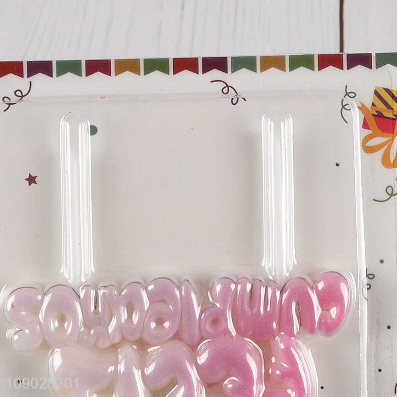 Factory wholesale decorative birthday cake candle holiday party candle