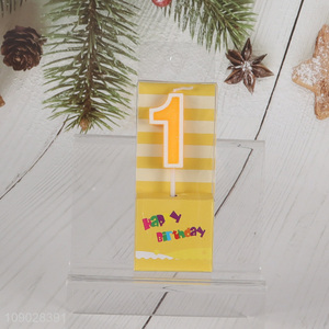 Best selling birthday cake candle number candle holiday party candle wholesale