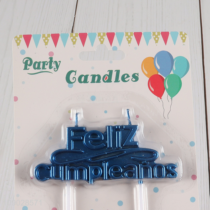 Factory wholesale multicolor party supplies birthday cake candle cupcake candle