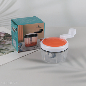 High Quality 200ml Hand Crank Vegetable Chopper Manula Food Processor