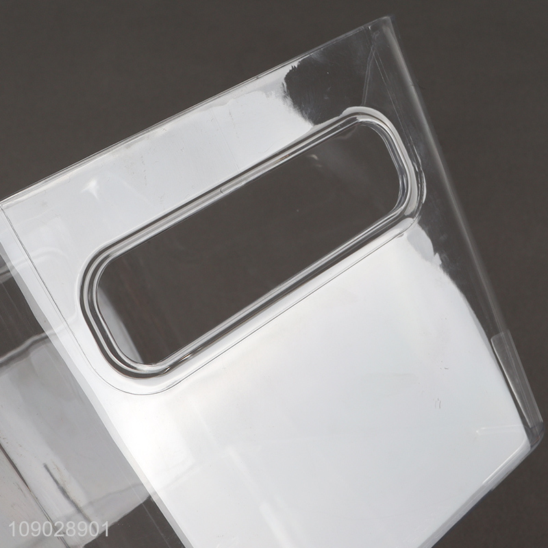 Wholesale Plastic Refrigerator Organizer Bins with Built-In Handles for Freezer