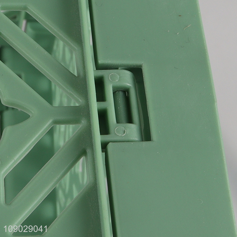 Wholesale Plastic Storage Basket Stackable Collapsible Storage Crate for Kitchen