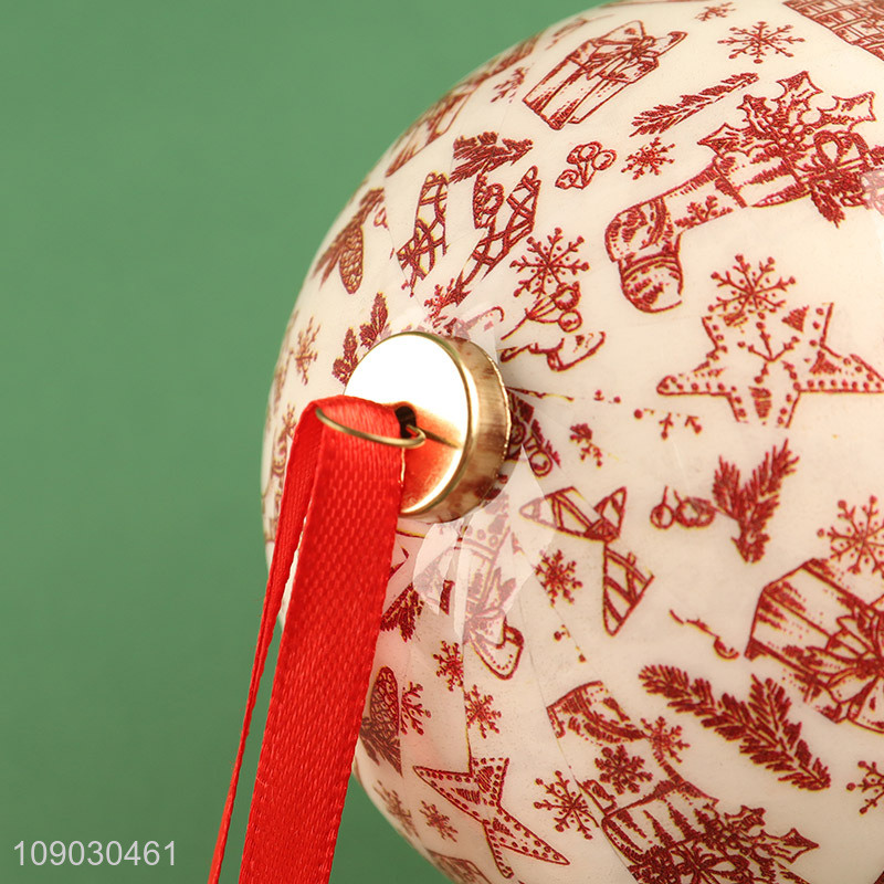 Factory wholesale decorative round Christmas ball Christmas tree hanging ornaments