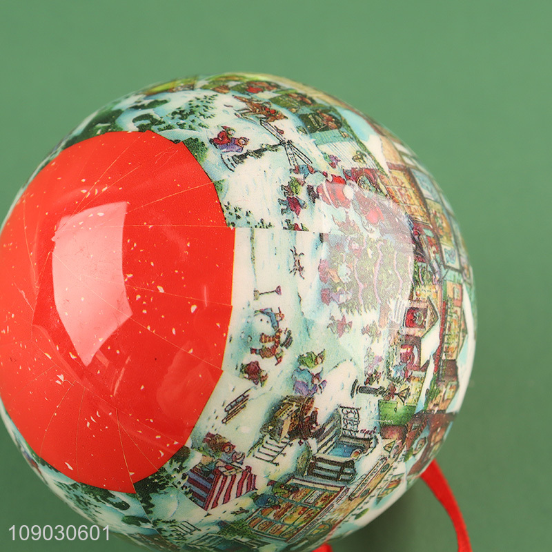 Top selling round Christmas tree hanging ornaments Christmas ball wholesale