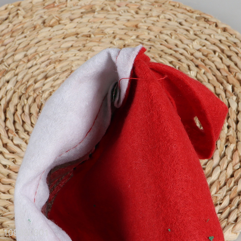 Low price Christmas hanging decoration Christmas stocking gifts candy bag