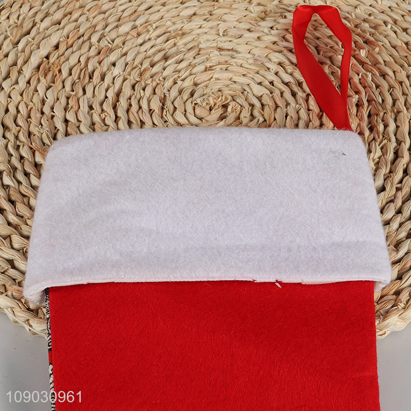 Good price Christmas tree hanging decoration candy bag Christmas stocking