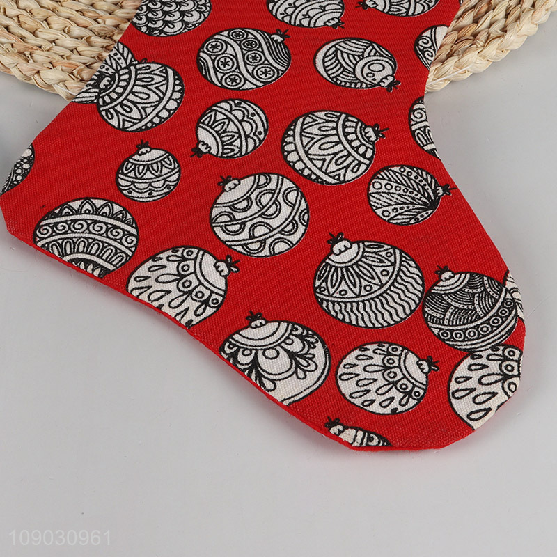 Good price Christmas tree hanging decoration candy bag Christmas stocking