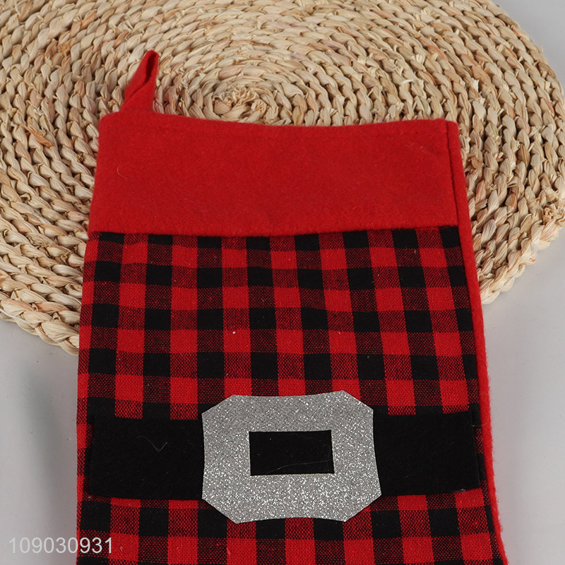 Good selling Christmas hanging ornaments gifts candy bag Christmas stocking