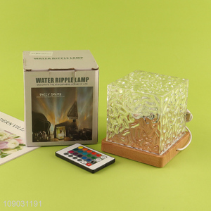 China wholesale home decor water ripple lamp led desktop night light