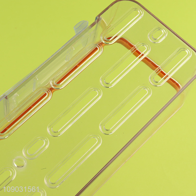 Popular products clear multifunctional storage rack drain storage box