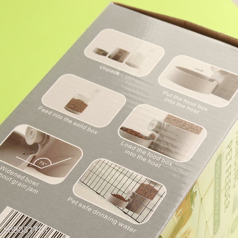 China wholesale pet supplies hanging pet feeder hanging cage pet feeder