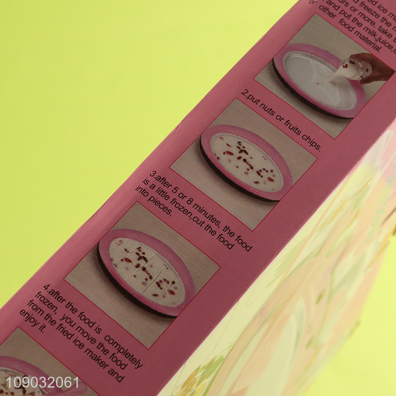 China wholesale household products fried yogurt instant ice cream maker pan