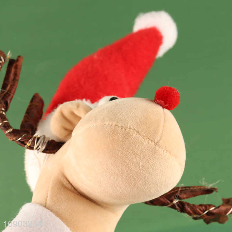 Factory price home decor Christmas desktop ornaments Christmas reindeer doll