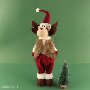 Factory supply Christmas ornaments desktop decoration Christmas reindeer doll