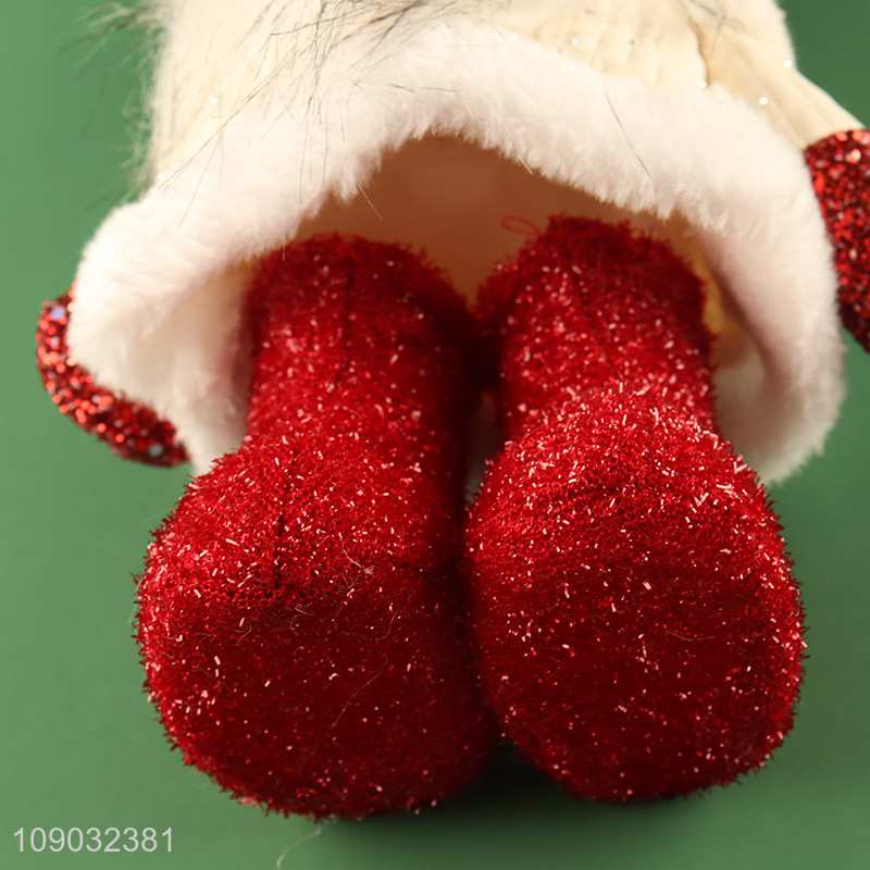 China supplier multicolor Christmas ornaments Christmas long bearded gnome doll for decoration