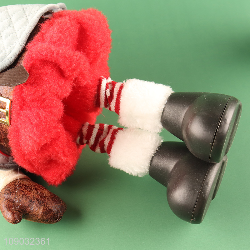 Low price home decor stretchable Christmas reindeer doll Christmas ornaments for sale