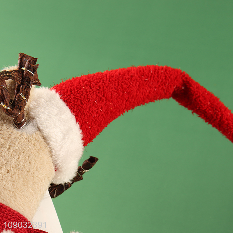 Most popular Christmas ornaments decoration Christmas elk doll ornaments for indoor outdoor