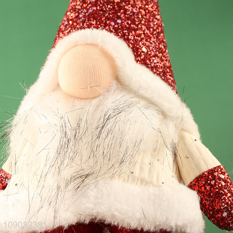 China supplier multicolor Christmas ornaments Christmas long bearded gnome doll for decoration