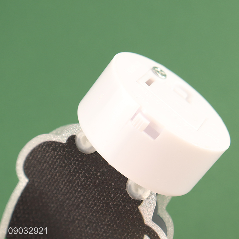 Low price cartoon black cat shape Halloween ornaments decorative lights for sale