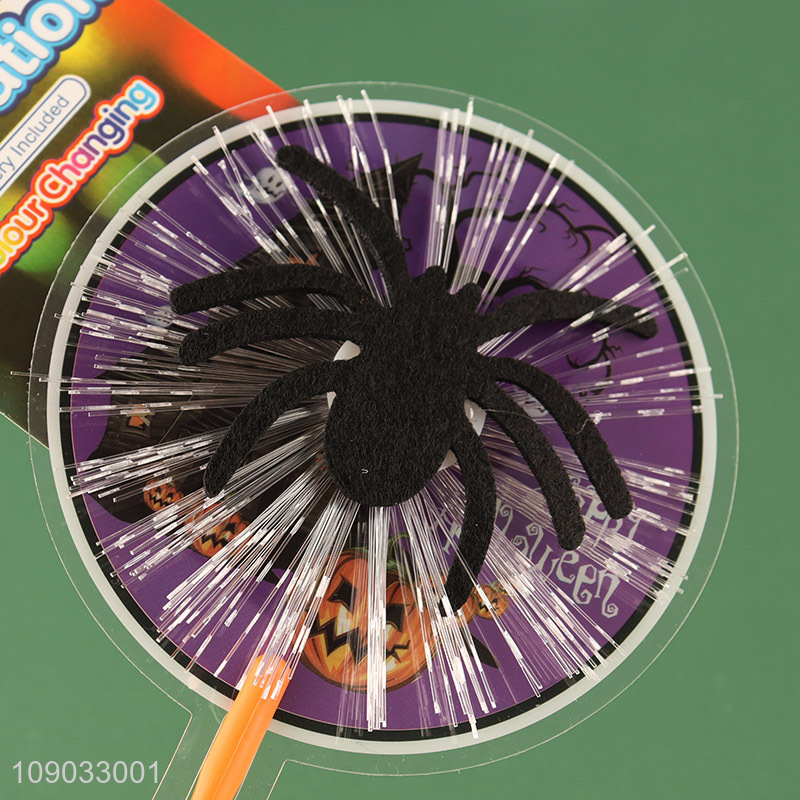 Online wholesale Halloween decoration handheld fiber optic glow stick