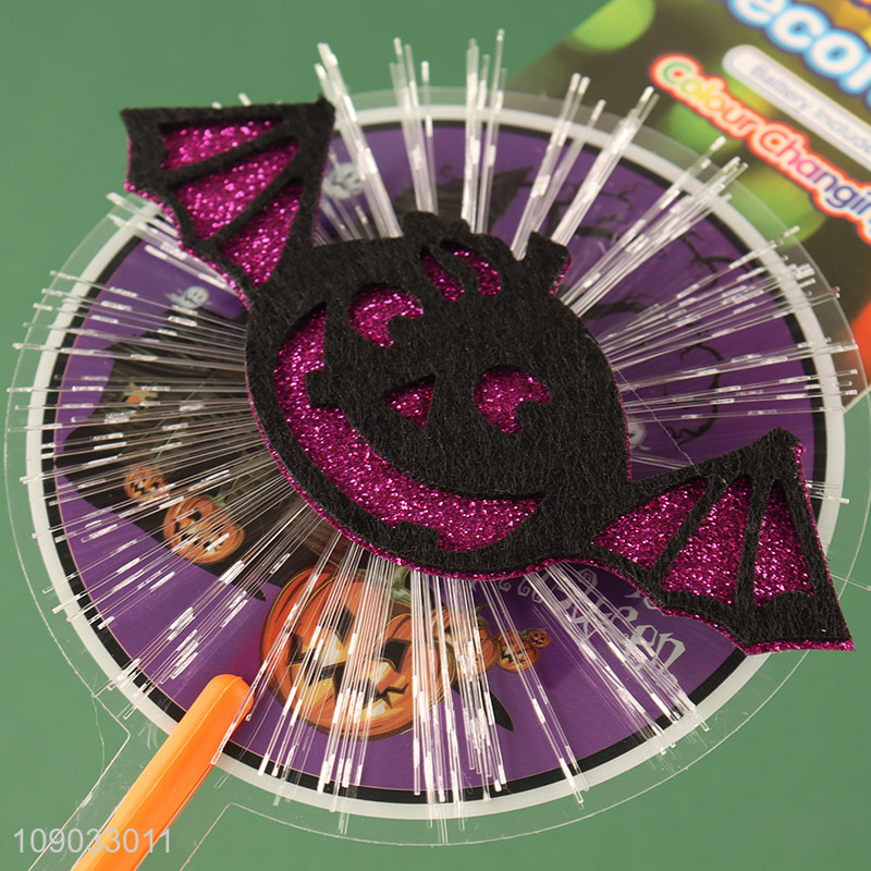 China supplier handheld Halloween decoration fiber optic glow stick for sale