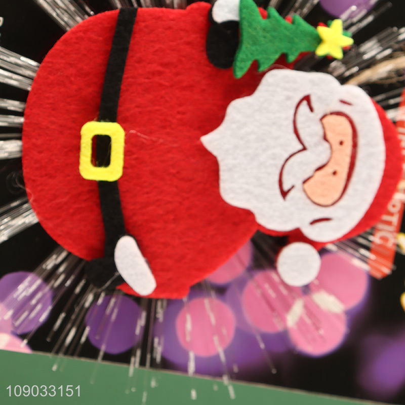 Low price santa claus shape Christmas tree hanging lights for decoration