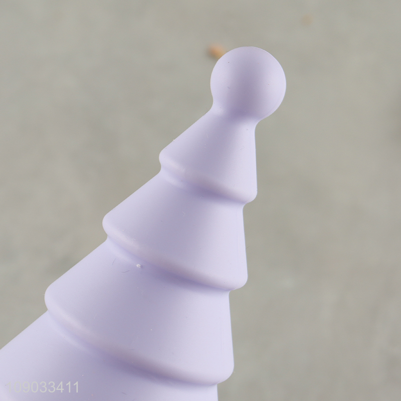Low price xmas tree shape silicone bottle portable shampoo bottle squeeze bottle