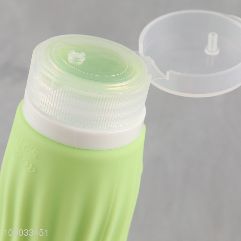 Top products multicolor silicone squeeze bottle shampoo bottle for travel