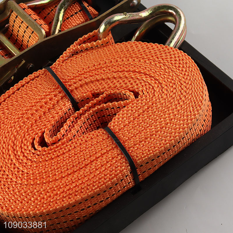 Top selling 2inch 10m ratchet tie cargo lashing straps wholesale