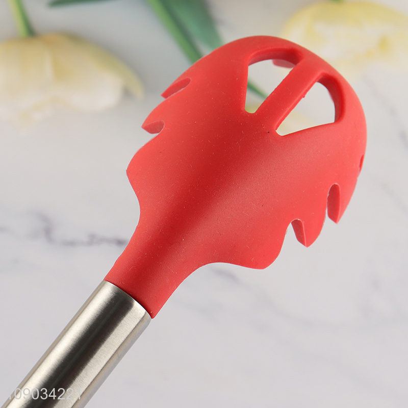 Hot selling home restaurant silicone kitchen utensils spaghetti spatula