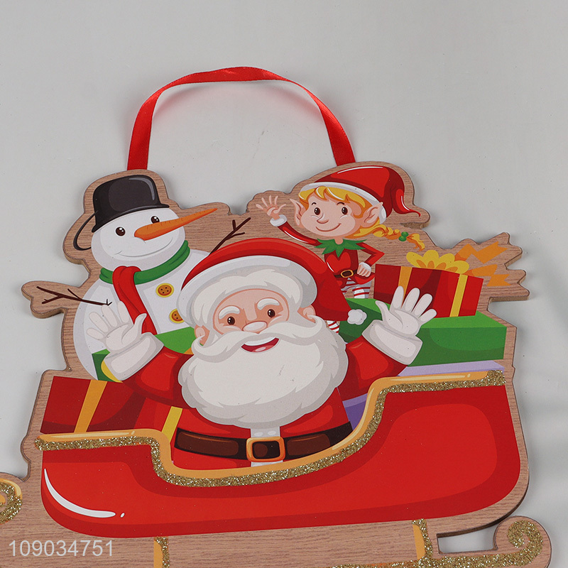 Good Quality Christmas Tree Wooden Hanging Decorations Party Decorations