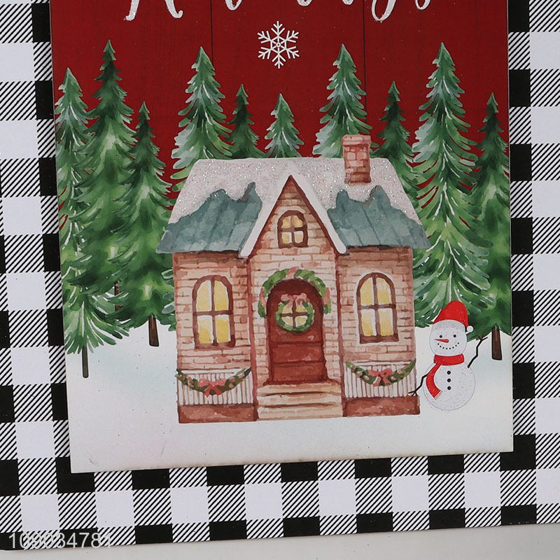 Wholesale Cute Wooden Hanging Ornaments for Christmas Tree Decorations