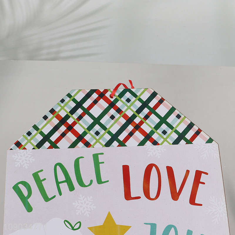 Hot Selling Wooden Christmas Tree Hanging Ornaments Wooden Hanging Crafts