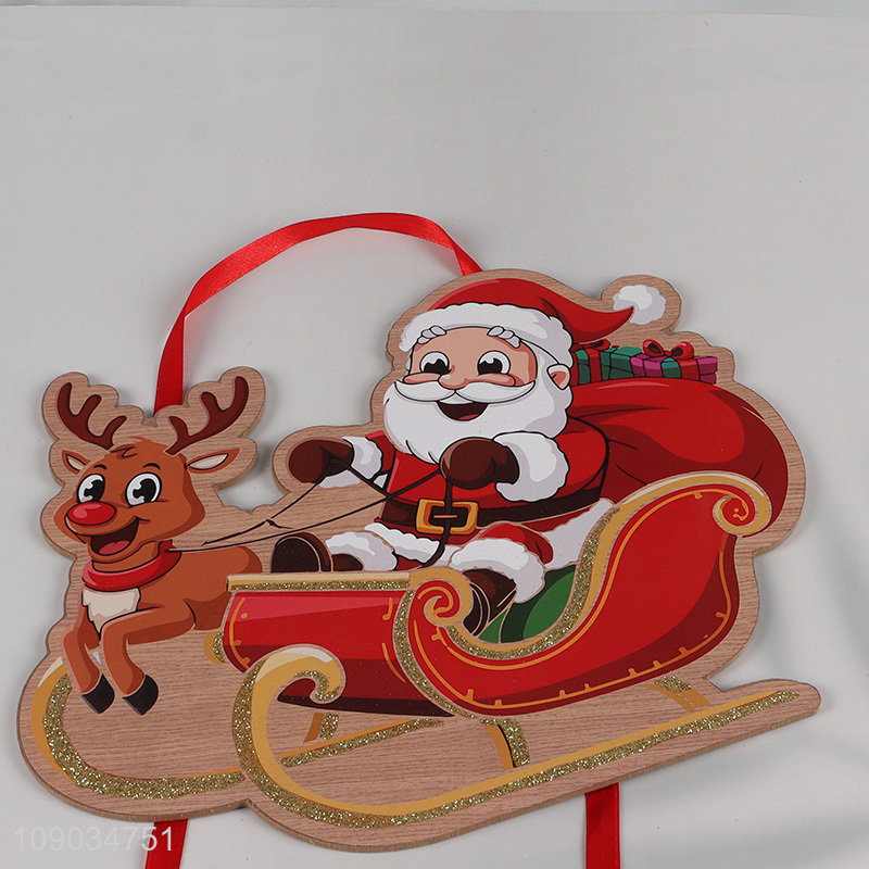 Good Quality Christmas Tree Wooden Hanging Decorations Party Decorations