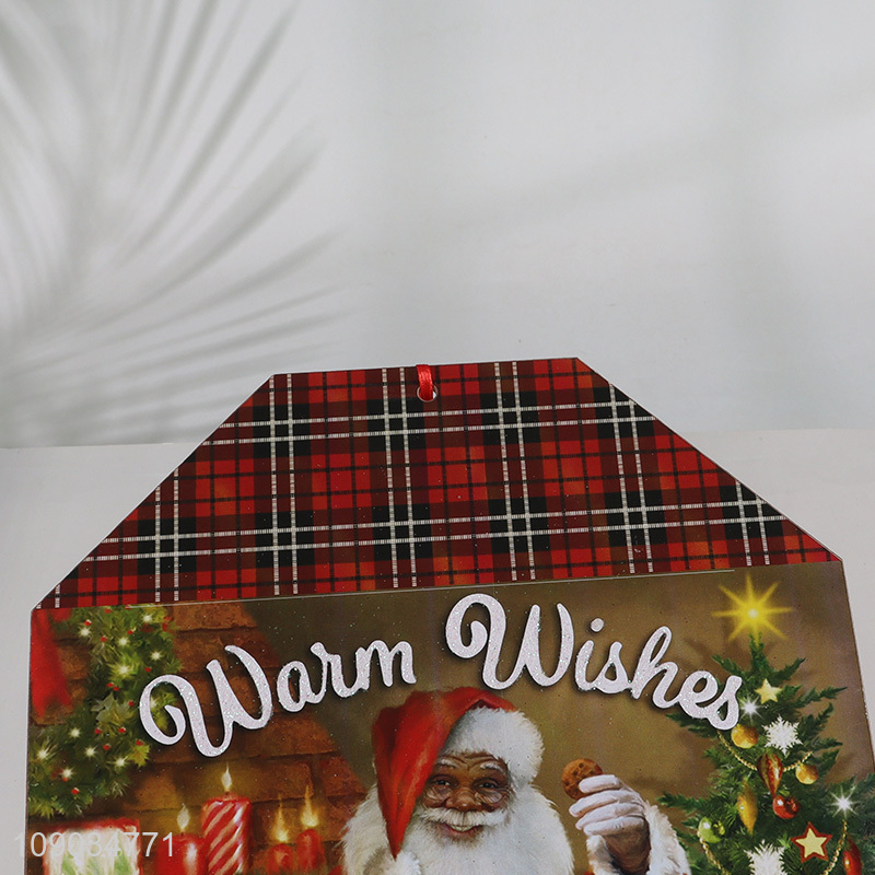 Hot Selling Wooden Christmas Tree Hanging Ornaments Wooden Hanging Crafts