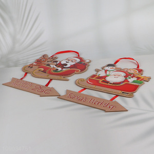 Good Quality Christmas Tree Wooden Hanging Decorations Party Decorations