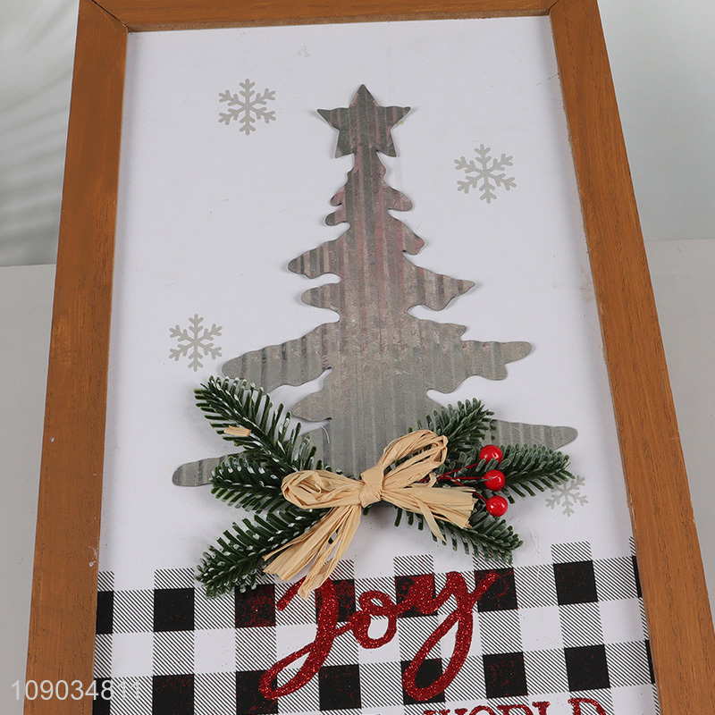 Online Wholesale Wooden Christmas Tree Hanging Ornaments Xmas Party Decorations