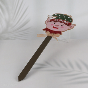 Good Quality Christmas Outdoor Decorations Wooden Christmas Decoration Garden Stakes