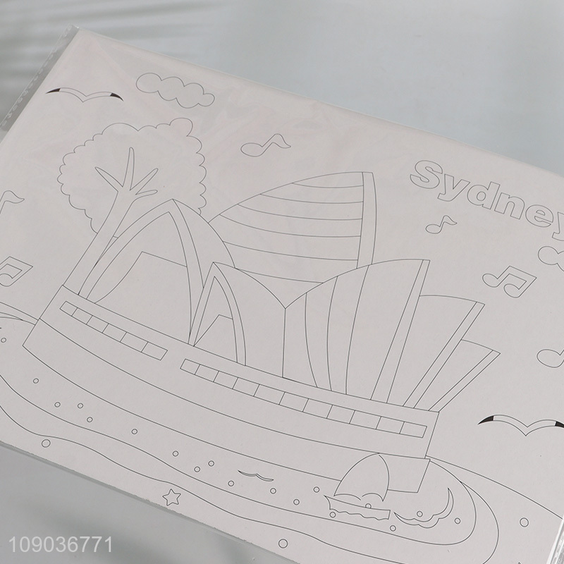 Factory Price 3D EVA Foam Sticker Puzzle Game Cartoon Sydney Learning Toy