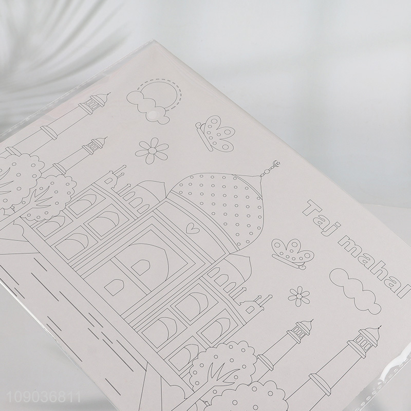 Good Quality 3D EVA Foam Sticker Puzzle Game Cartoon Taj Mahal Learning Toy