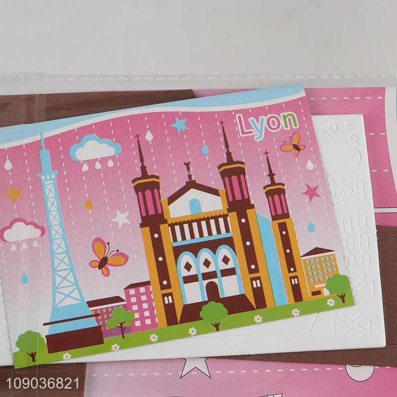 New Arrival 3D EVA Foam Sticker Puzzle Game Cartoon Lyon Learning Toy
