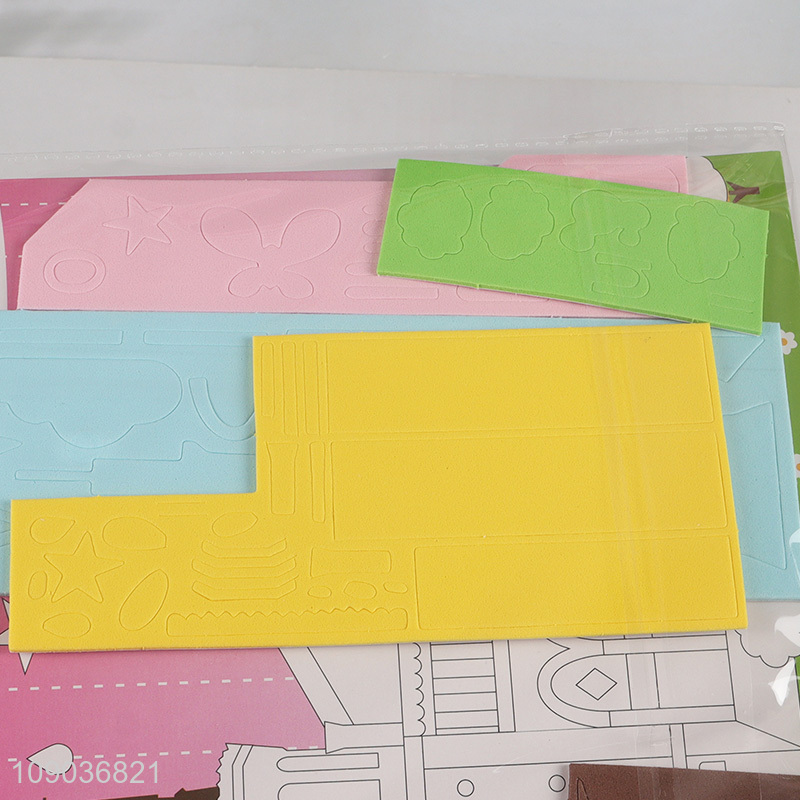 New Arrival 3D EVA Foam Sticker Puzzle Game Cartoon Lyon Learning Toy