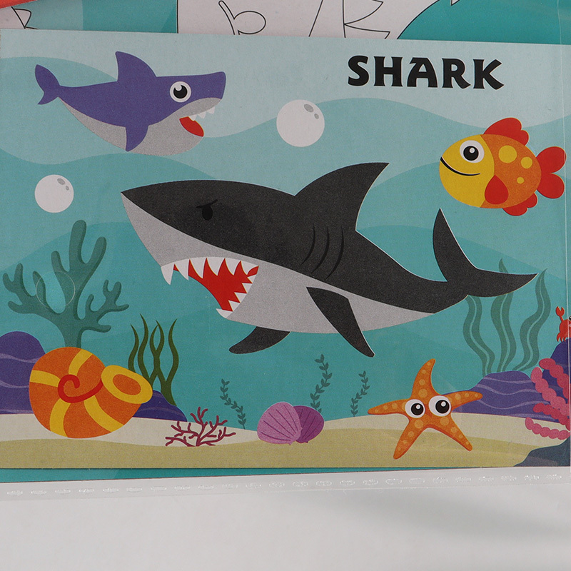 China Wholesale 3D EVA Foam Sticker Puzzle Game Cartoon Shark Learning Toy