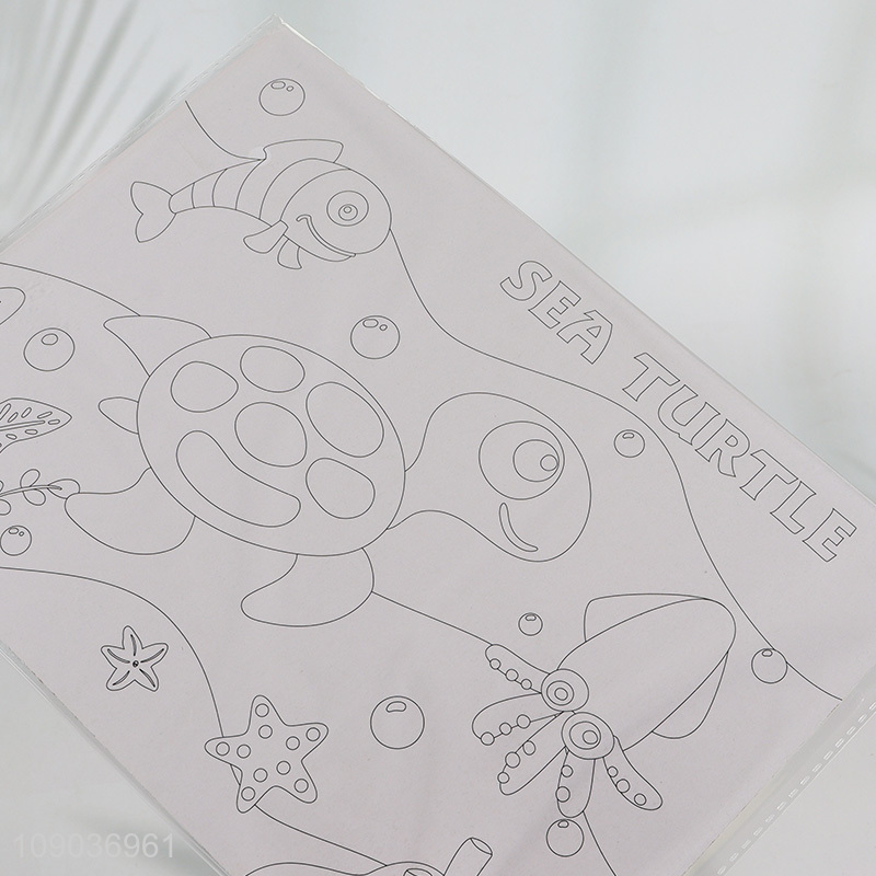 Hot Selling 3D EVA Foam Sticker Puzzle Game Cartoon Sea Turtle Learning Toy