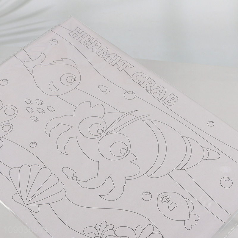 Wholesale 3D EVA Foam Sticker Puzzle Game Cartoon Hermit Crab Learning Toy